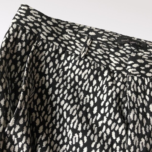 Banana Republic Leopard Jacquard Slim Straight Pants 10 - Picture 3 of 11